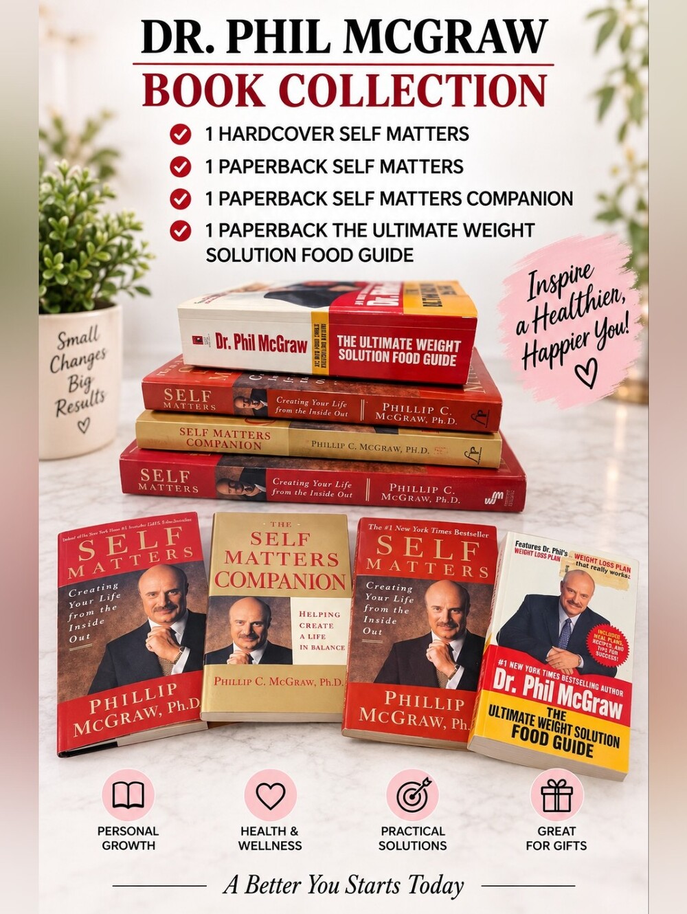 Dr. Phil McGraw Book Collection